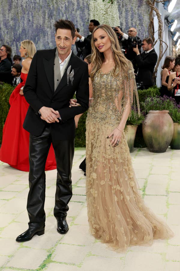 adrien brody georgina chapman met gala