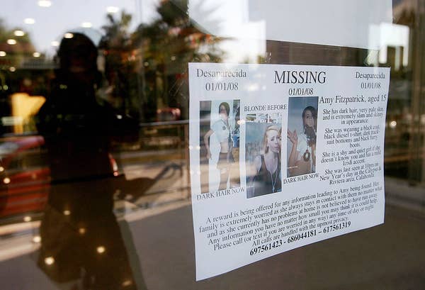 amy fitzpatrick missing person poster window