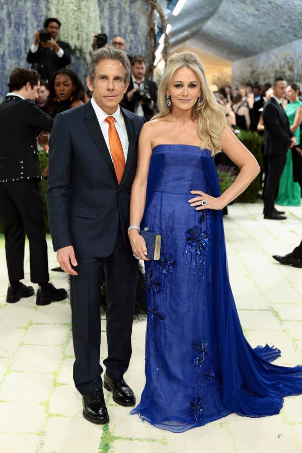 ben stiller christine taylor met gala