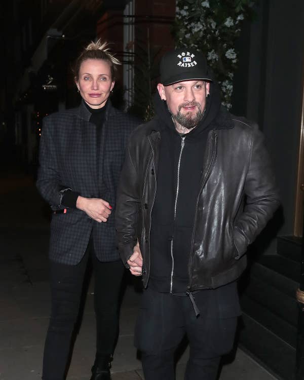 cameron diaz benji madden street style night