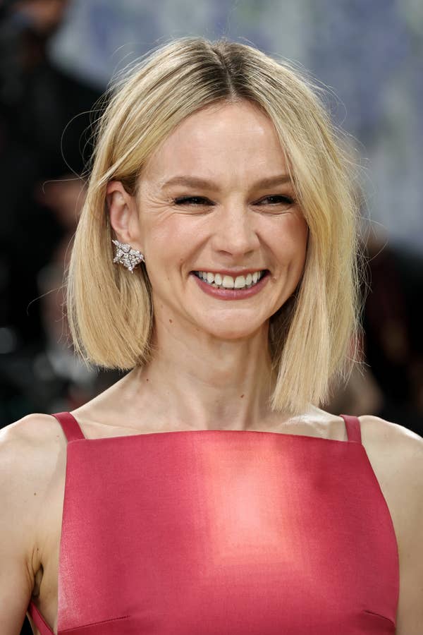 carey mulligan pink gown met gala