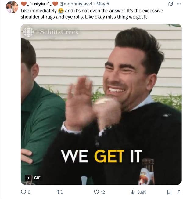 dan levy schitts creek we get it meme
