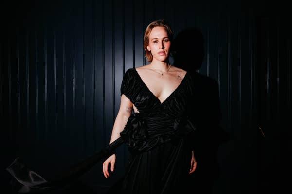 dramatic portrait woman black evening gown.jpg