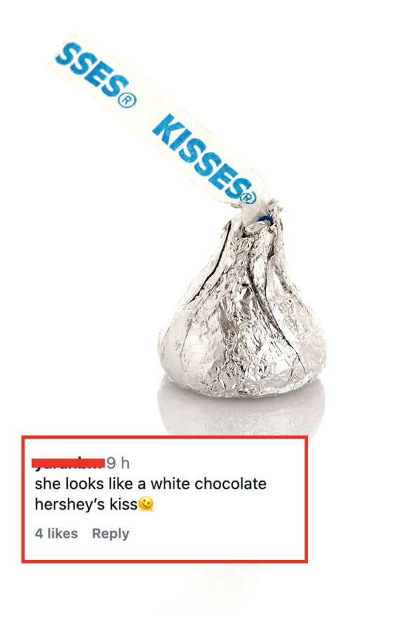 hersheys kiss white chocolate comment meme