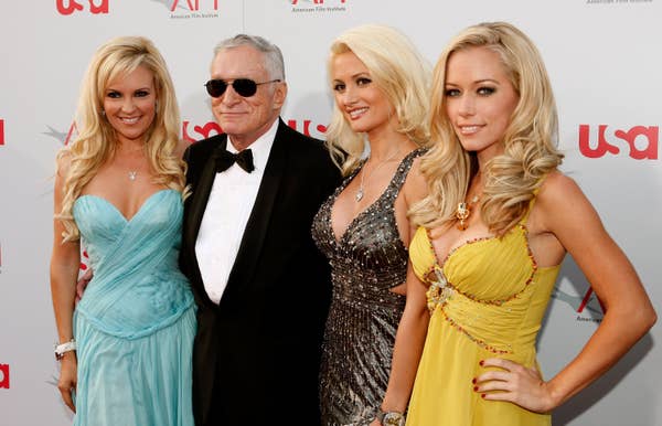 hugh hefner and the girls next door afi awards