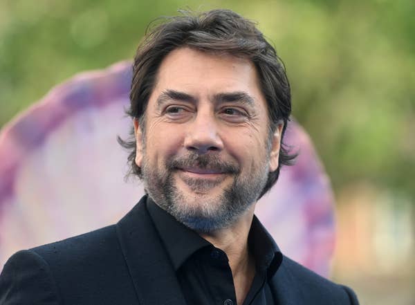 javier bardem portrait black suit