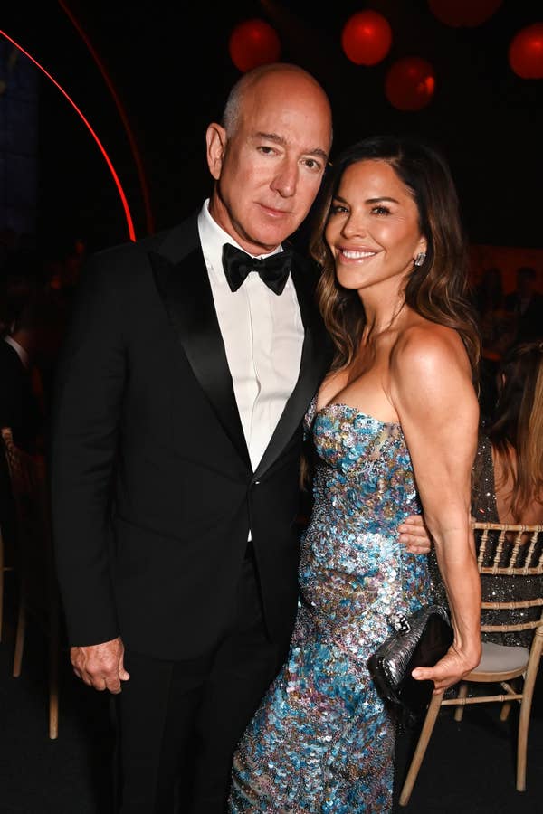 jeff bezos tuxedo lauren sanchez sequin gown.jpg