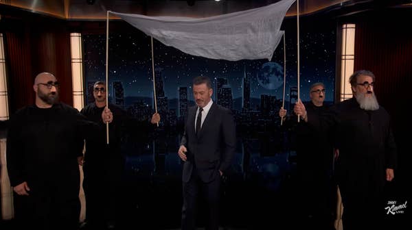 jimmy kimmel live comedy sketch stage props