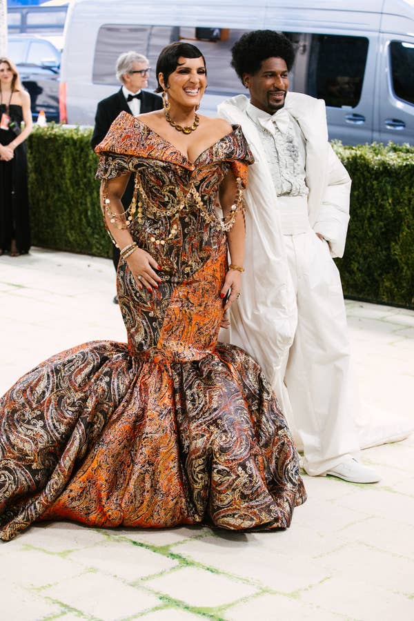 jon batiste met gala red carpet