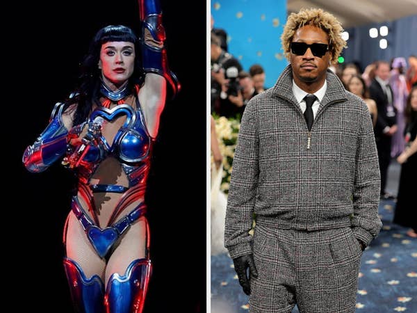 katy perry robot costume and future rapper met gala