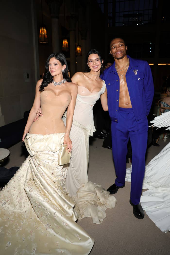 kylie jenner kendall jenner russell westbrook met gala