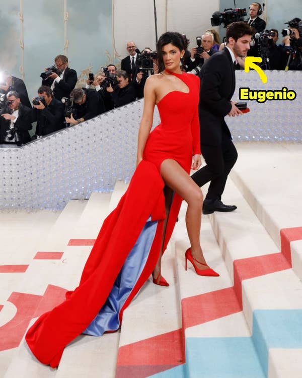 kylie jenner met gala red one shoulder jean paul gaultier dress.jpg