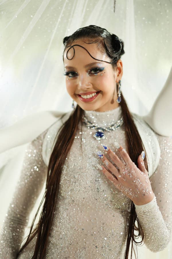lulu tenney sparkling white gown met gala