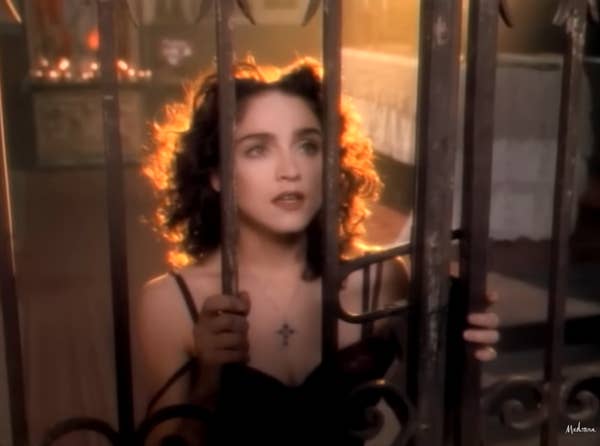 madonna like a prayer music video church