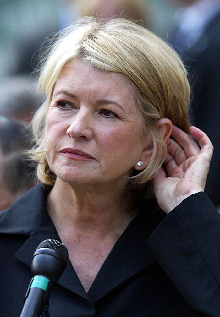 martha stewart listening microphone