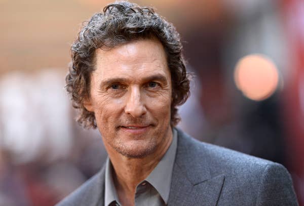 matthew mcconaughey smiling portrait