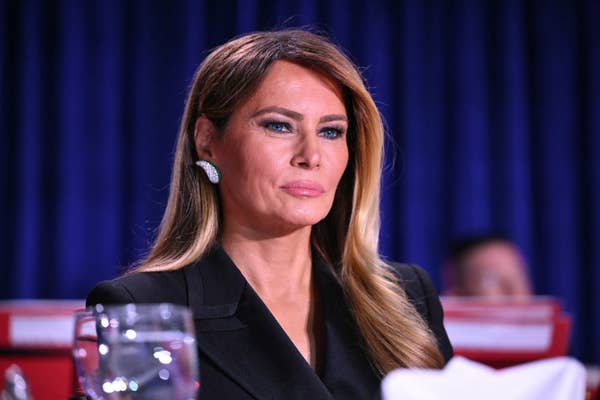 melania trump portrait black jacket