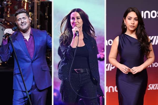 michael buble alanis morissette and alessia cara collage