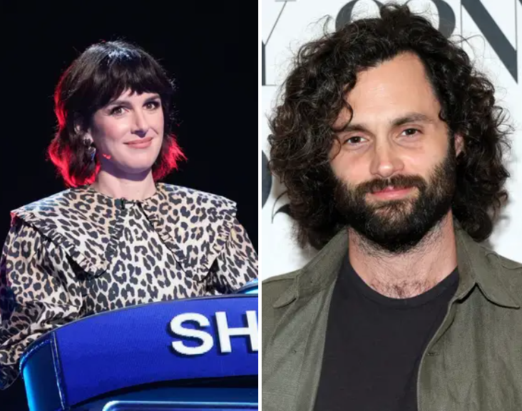 penn badgley melanie lynskey split portrait