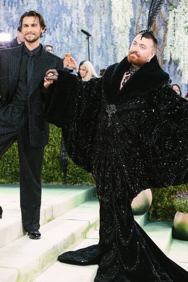 sam smith and christian cowan met gala fashion