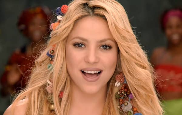 shakira close up waka waka video
