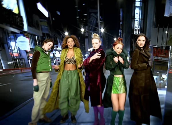 spice girls 2 become 1 music video street