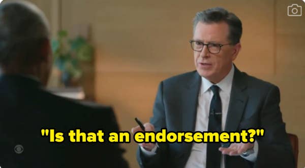 stephen colbert is that an endorsement quote