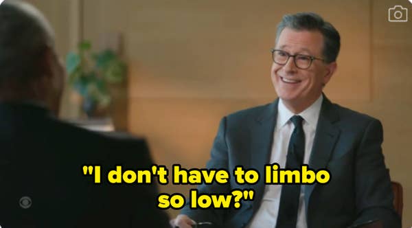 stephen colbert limbo quote interview