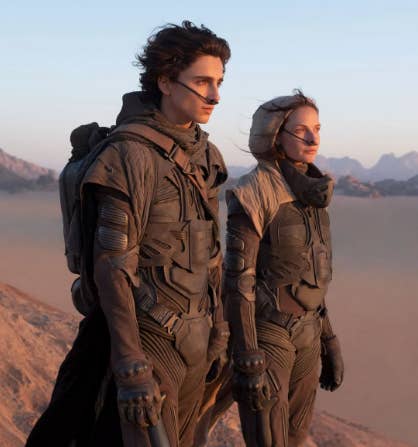 timothee chalamet rebecca ferguson dune movie